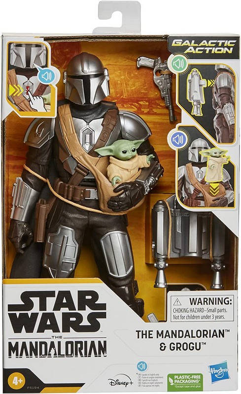 Star Wars Galactic Action Mandalorian Figura 30 cm Groguval