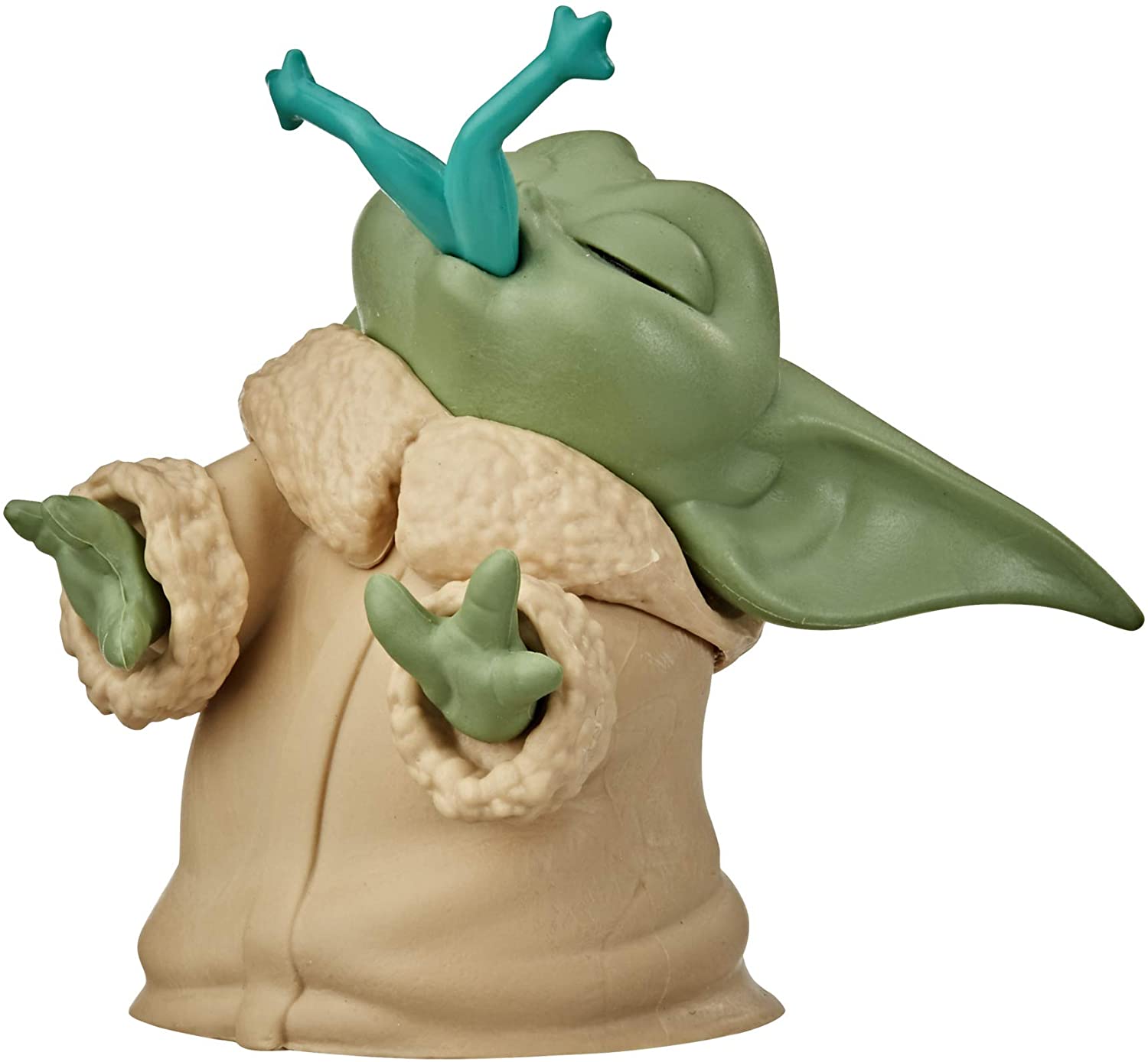 Star Wars Mini Baby Yoda figura béka evő