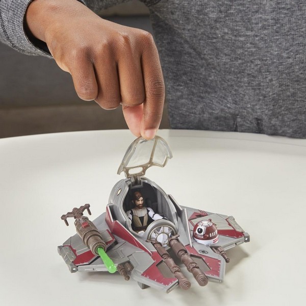 Star Wars Mission Fleet - Obi Van Kenobi Jedi Starfghter