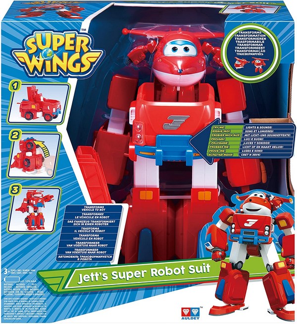 Super Wings Jett átalakuló repülő és tűzoltó autó
