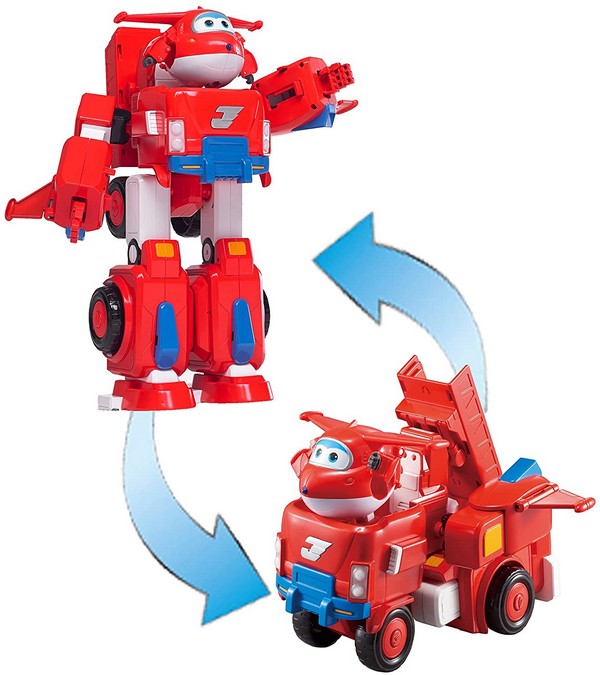 Super Wings Jett átalakuló repülő és tűzoltó autó