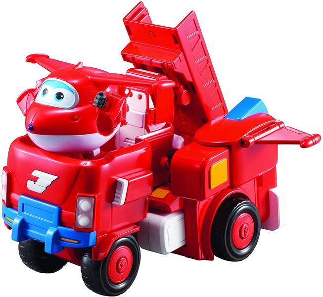 Super Wings Jett átalakuló repülő és tűzoltó autó
