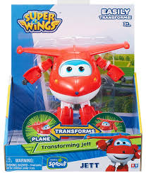 Super Wings Átalakítható nagy figura Jett