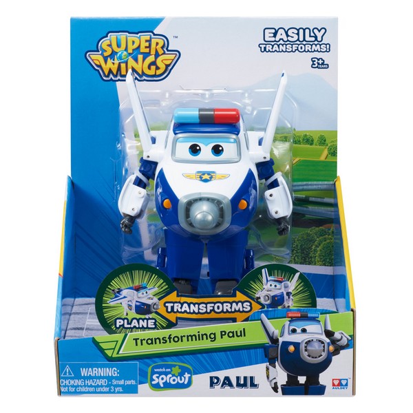 Super Wings Átalakítható nagy figura Paul