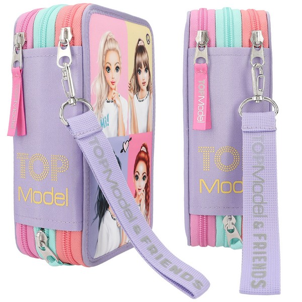 TOPModel 3 Emeletes Töltött Tolltartó Snap Shots