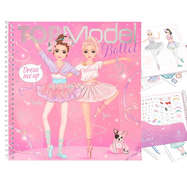 Topmodel Dress Me Up Matricás Füzet - Ballet
