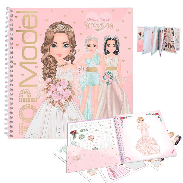 TOPModel Dress Me Up Matricás Füzet - Esküvő