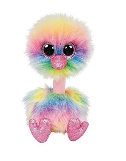 TY BOOS ASHA pasztell strucc plüss 15 cm