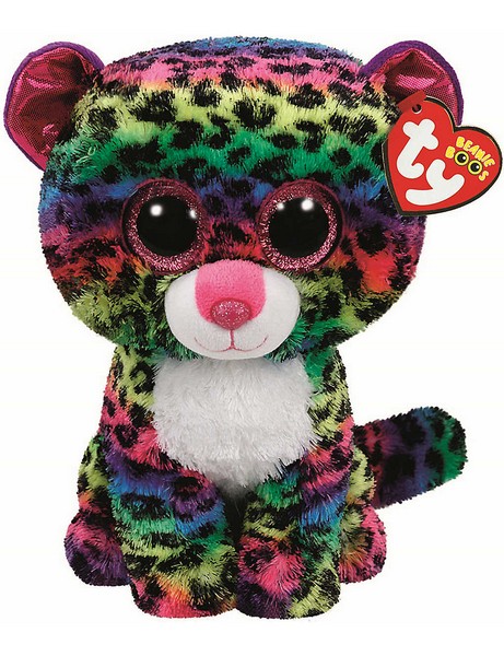 TY BOOS DOTTY színes leopárd plüss 62 cm