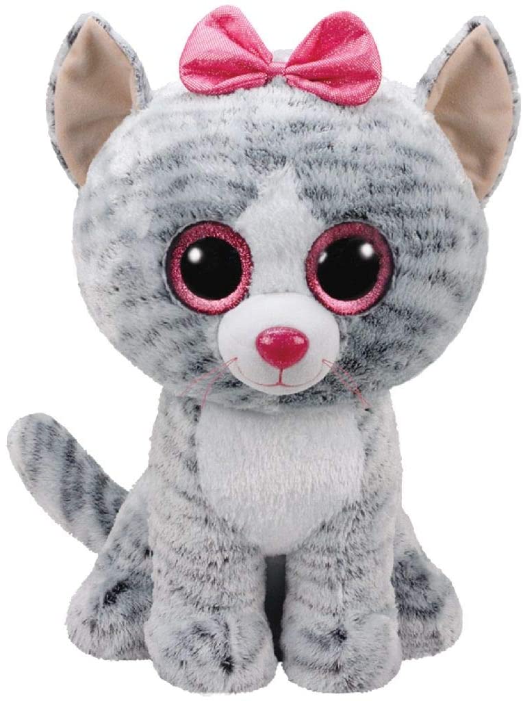 TY BOOS Kiki szürke macska plüss 42 cm