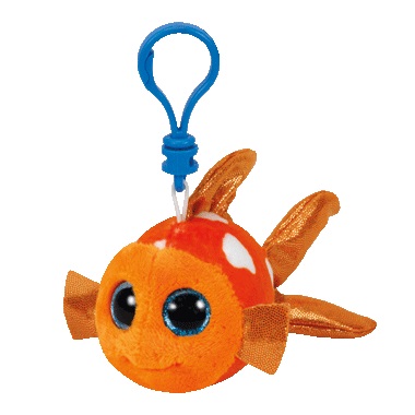 TY BOOS SAMI narancssárga hal clip 8,5 cm
