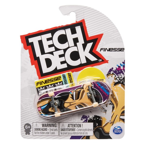 Tech Deck 1 db, 96 mm Ujj Gördeszka - Finesse Lila Oroszlán