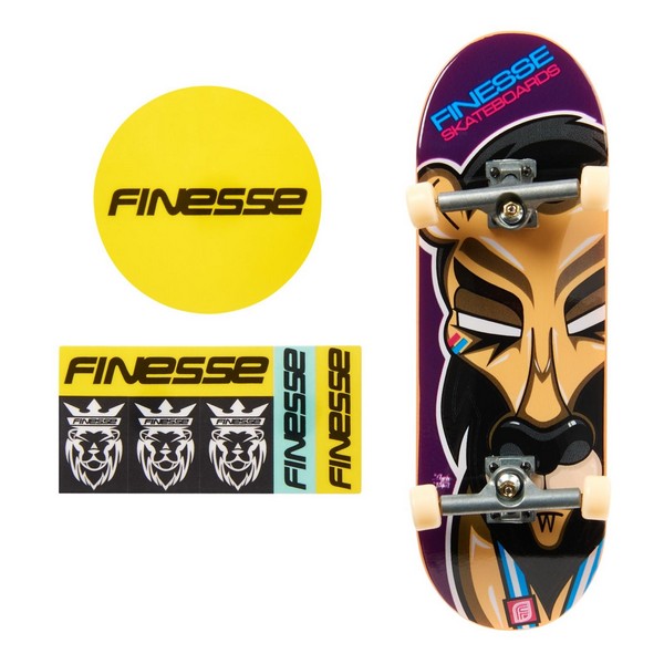 Tech Deck 1 db, 96 mm Ujj Gördeszka - Finesse Lila Oroszlán