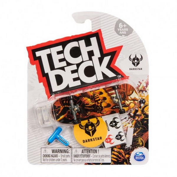 Tech Deck 1 db, 96 mm-es ujj gördeszka - Darkstar Narancs