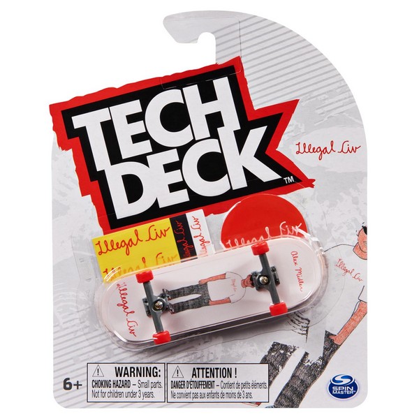 Tech Deck 1 db, 96 mm-es ujj gördeszka Illegal liv Alex Midler
