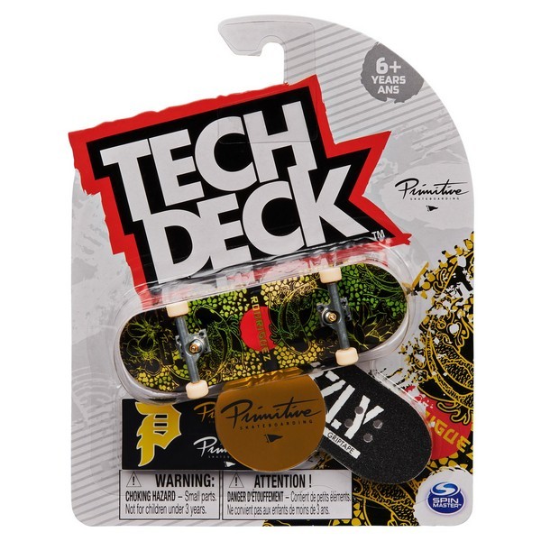Tech Deck 1 db, 96 mm-es ujj gördeszka - Primitive Fekete