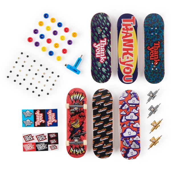 Tech Deck 6 db-os szett Bonus Pack - Thank You