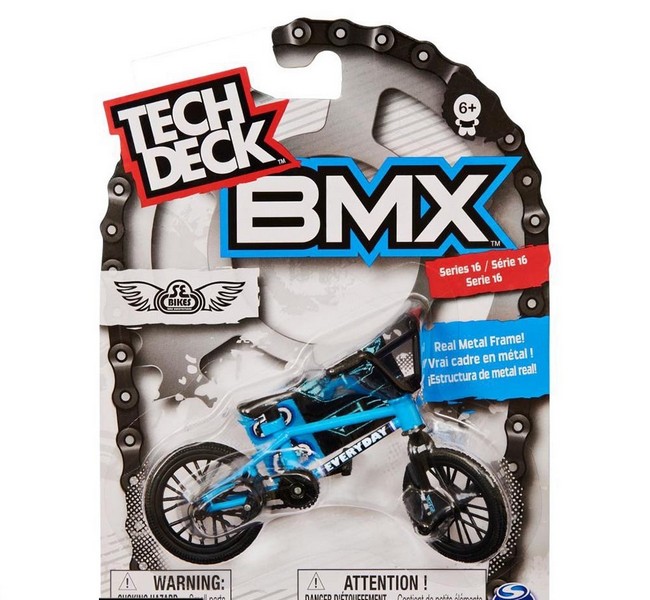 Tech Deck BMX ujj bicikli SE Bike Kék