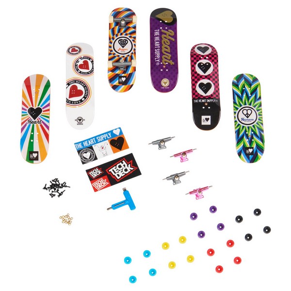 Tech Deck Bonus Pack 6 db-os szett - The Heart Supply