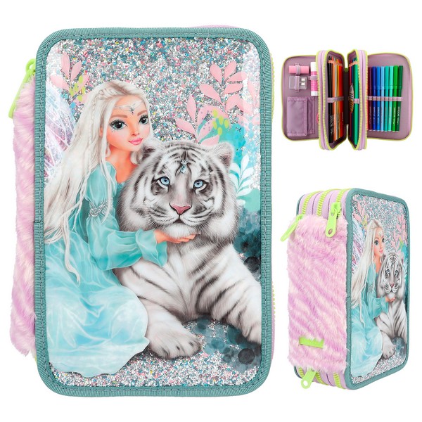 Topmodel 3 Emeletes Tölttött Tolltartó Fantasy Tiger (12494)