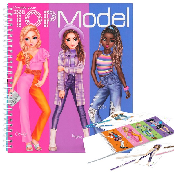 Topmodel Create Your Topmodel Szinezö Könyv