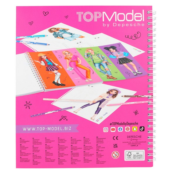 Topmodel Create Your Topmodel Szinezö Könyv