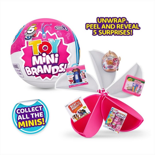 Toy Mini Brands Mini Játékok Meglepetés Csomag 5 db-os