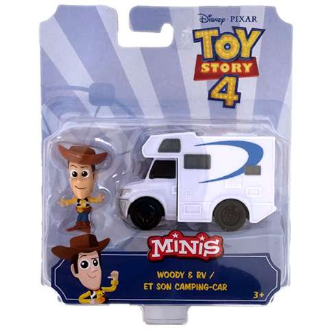 Toy Story mini figurák járművel Woody