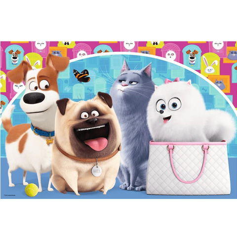 Trefl A kis kedvencek titkos élete 24 db-os Maxi puzzle
