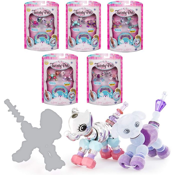 TwistyPetz Állatos Karkötő Hármas Szett