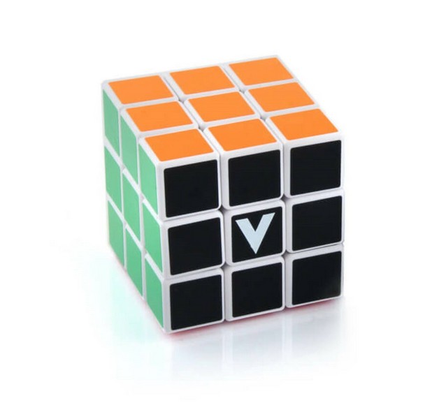 V-CUBE 3X3 Vesrsenykocka-Fehér, Egyenes