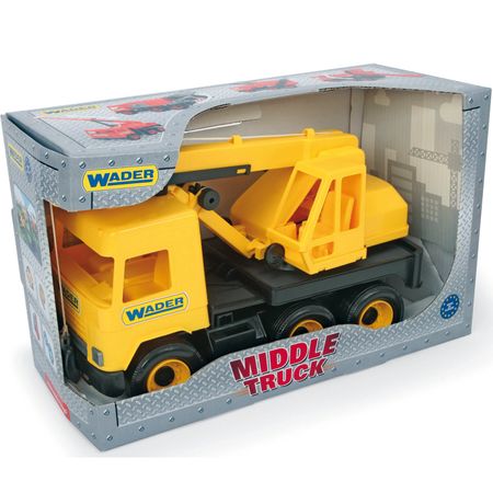 Wader Middle Truck Darus autó Sárga