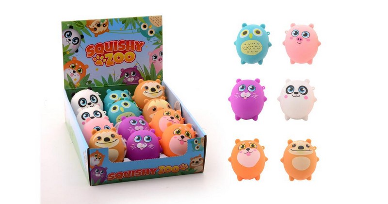 Squishy állatkák  8 cm, többféle