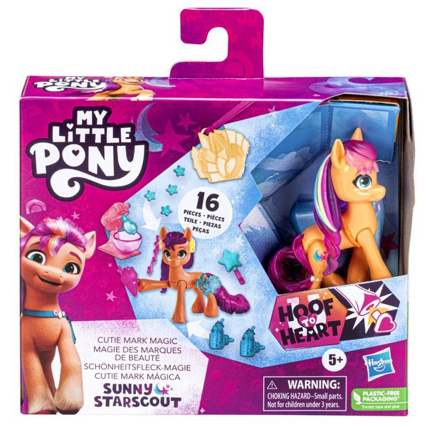 Én Kicsi Pónim Cutie Mark Magic Figura - Sunny Starscout