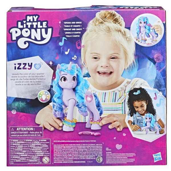 Én Kicsi Pónim Izzy Moonbow Interaktív Figura