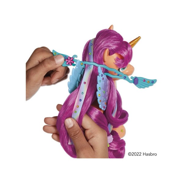 Én Kicsi Pónim Ribbon Hairstyles Sunny Starscout