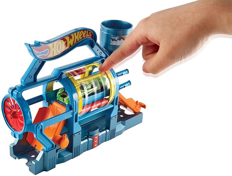 Hot Wheels szétnyitható pályaszett Turbo Jet Car Wash