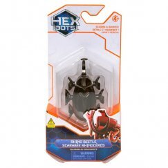 Hex Bots Robot Bogarak - Orrszarvú Bogár Fekete
