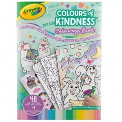 Crayola Kedves Szavak Színezőkönyv Matricákkal