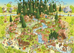 Heye Puzzle 1000 db - Black Forest Habitat