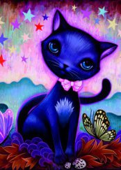 Heye Puzzle 1000 db - Black Kitty