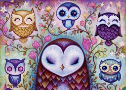 Heye Puzzle 1000 db - Great Big Owl