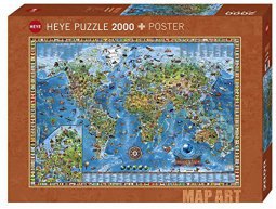 Heye Puzzle 2000 db - Amazing World