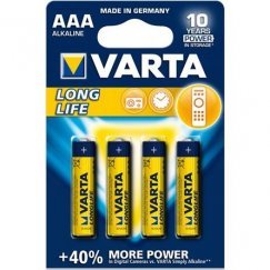 Varta Longlife AAA Mikroelem 4 db