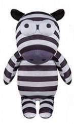 Boggle Eye Zoo Mix Plüss 18 cm - Zebra