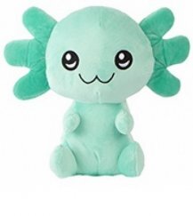 Chibi Axolotl Plüss 25 cm - Zöld