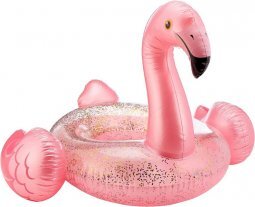 Csillámos Flamingó Úszógumi (99x89x71 cm)
