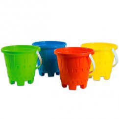 Homokozóvödör bástya 16 cm, 4 színben