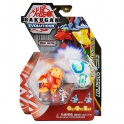 Bakugan Diecast Indítsd el labda Colossus narancs, Nano Riptide