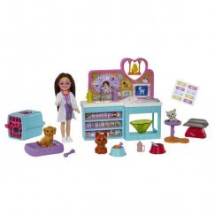 Barbie Chelsea Állatorvos Játékszett